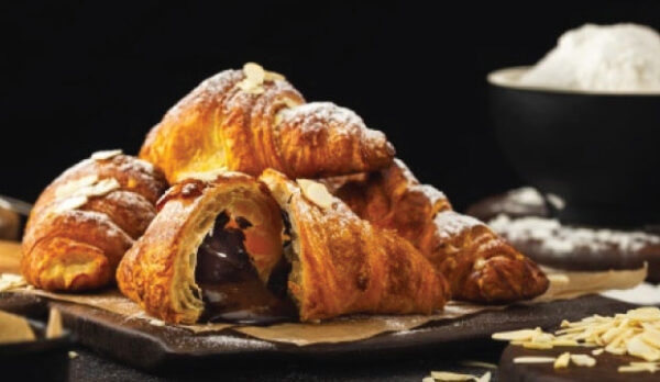 Image of our rich, gooey chocolate to our buttery , tasty and flaky croissants