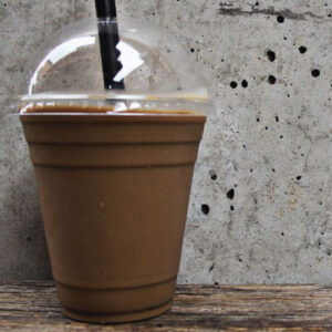 Image of the famous Ice Coffee Frappe from The Bagel Co, Rose Bay. This is a must!