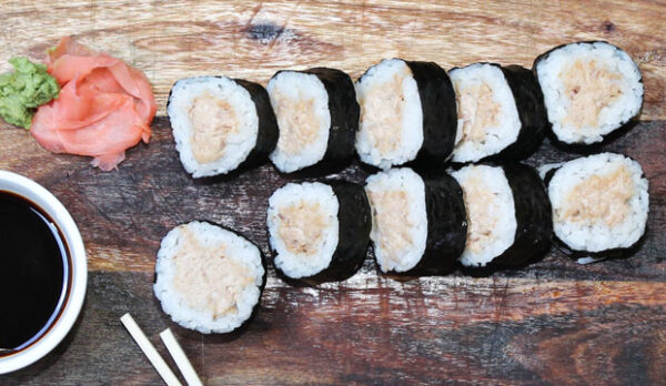 Tuna Sushi available online and instore at The Bagel Co Rose Bay