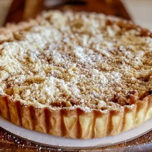 Apple Crumble Tart from our Catering Menu at The Bagel Co, Rose Bay