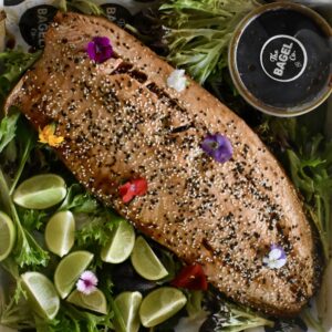 Whole salmon fillet - Teriyaki & sesame seeds (1.5kg)