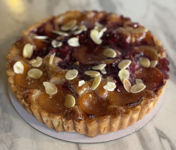 Raspberry and Apricot Tart (DF)