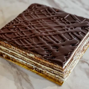 Opera cake from our Catering Menu at The Bagel Co, Rose Bay