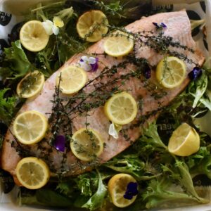 Whole salmon fillet Lemon & Thyme (1.5kg)
